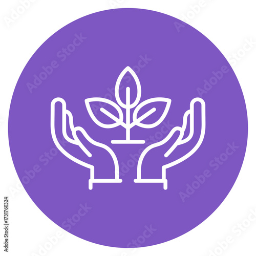 Conservation icon vector image. Can be used for Earth Day.