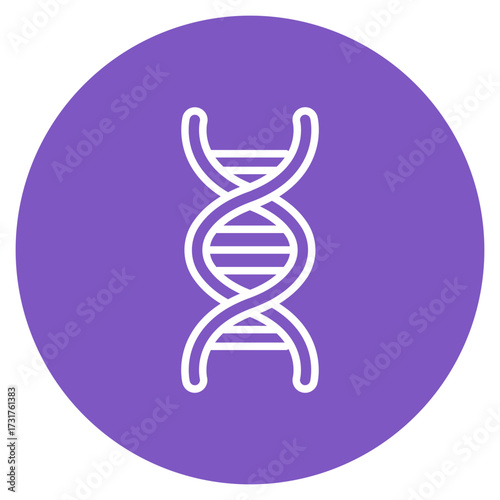 Viral RNA Strand icon vector image. Can be used for Infectious Diseases.