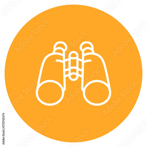 Binoculars icon vector image. Can be used for Ocean.