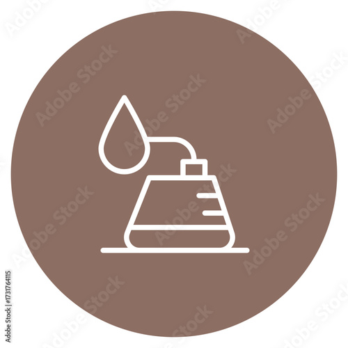 Crude Oil icon vector image. Can be used for Warehouse.