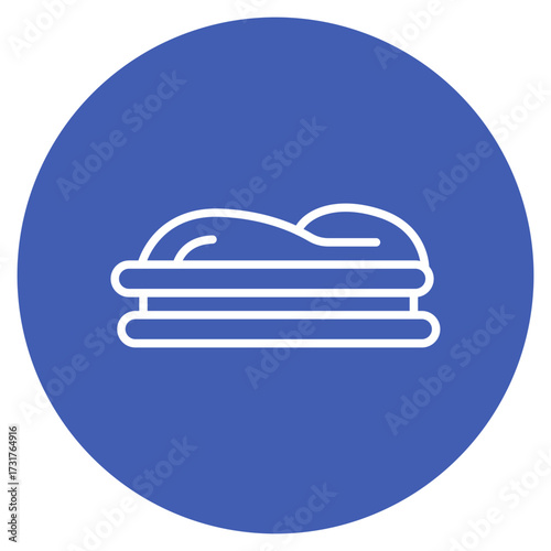 Textile icon vector image. Can be used for Fabric Features.