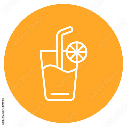 Juice icon vector image. Can be used for Supermarket.