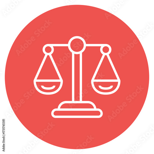 Scale icon vector image. Can be used for Supermarket.