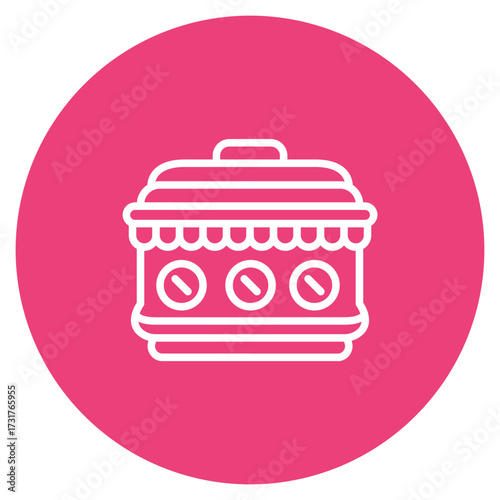 Retro icon vector image. Can be used for Instrument.