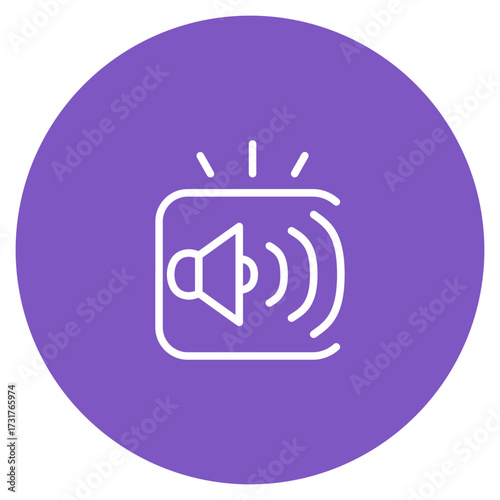 Sound icon vector image. Can be used for Instrument.