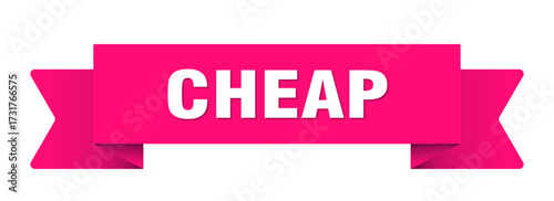 cheap ribbon isolated on transparent background. cheap ribbon