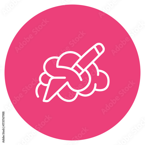 Graffiti icon vector image. Can be used for Art and Craft Supplies.