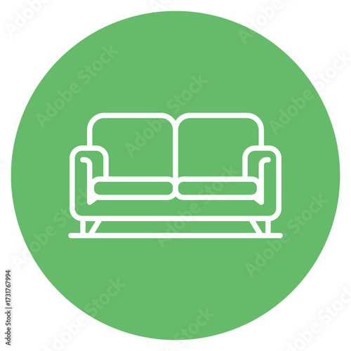 Interior icon vector image. Can be used for Art and Craft Supplies.