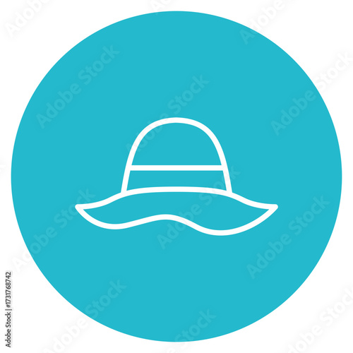 Women Hat icon vector image. Can be used for Oktoberfest.