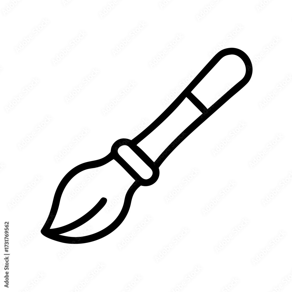 Obraz premium Watercolor Brush Icon