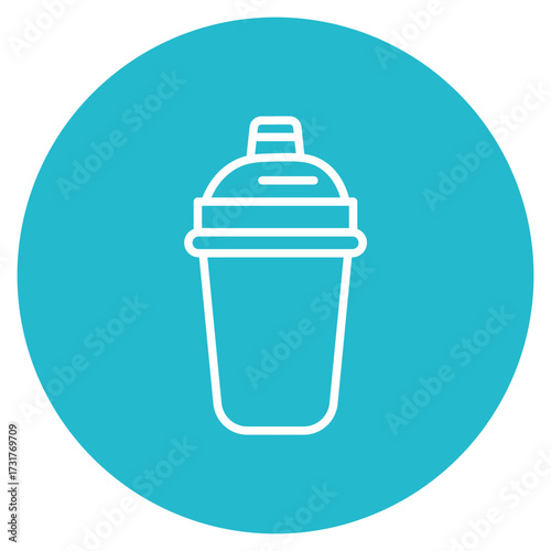 Shaker Toys icon vector image. Can be used for Baby Shower.