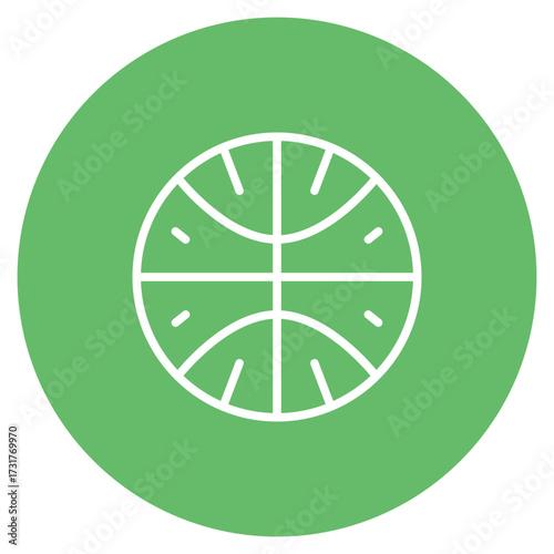 Basketball icon vector image. Can be used for Bowling.