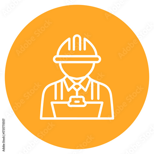 Construction Worker icon vector image. Can be used for Diversity.