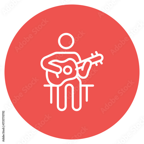Musician icon vector image. Can be used for Diversity.