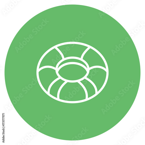 Pool Float icon vector image. Can be used for Beach Resort.