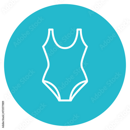 Swimsuit icon vector image. Can be used for Beach Resort.