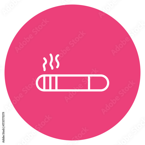Cigar icon vector image. Can be used for Luxury.