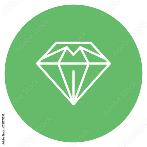 Diamond icon vector image. Can be used for Luxury.
