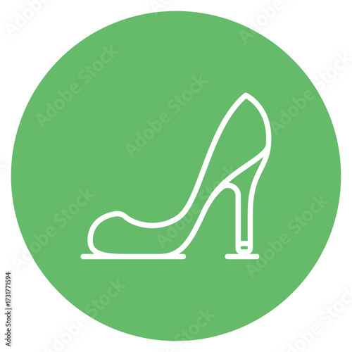 Heel icon vector image. Can be used for Luxury.