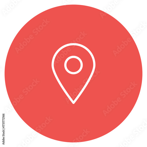 Location icon vector image. Can be used for Volleyball.