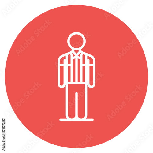 Referee icon vector image. Can be used for Volleyball.