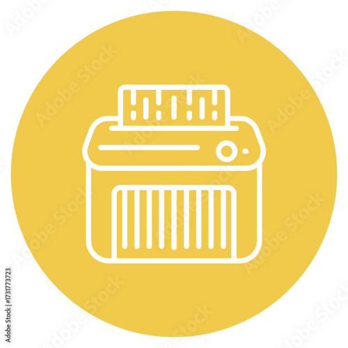 Shredder icon vector image. Can be used for Trading.