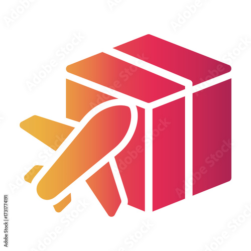 airplane Gradient icon