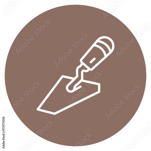 Trowel icon vector image. Can be used for Construction Tools.