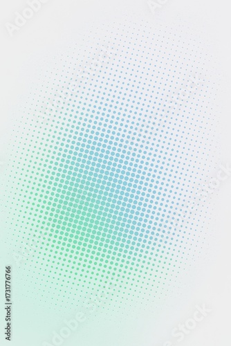 Blue–Green Halftone Gradient Dots Background