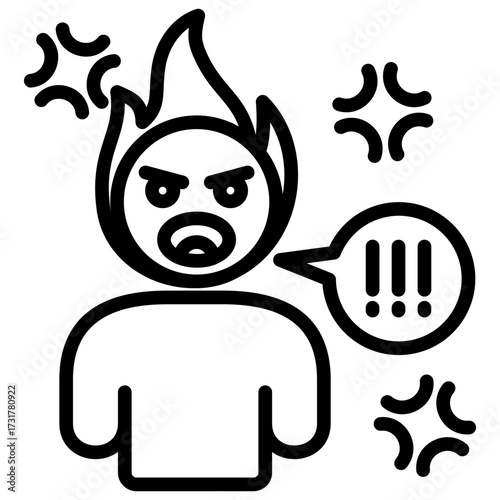 Angry Icon