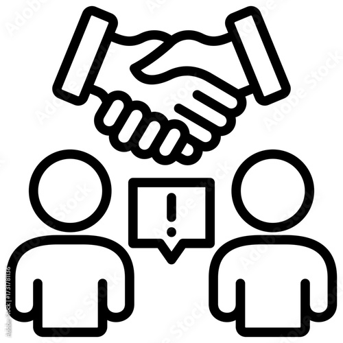 Conflict Resolution Icon