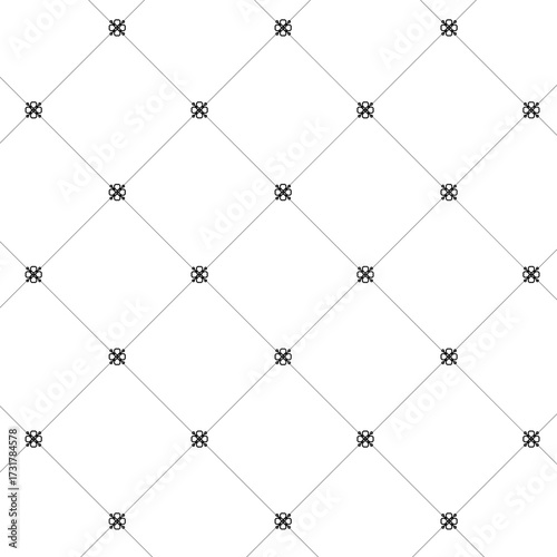 Abstract flower pattern background, Geometric seamless pattern, Geometric grid pattern