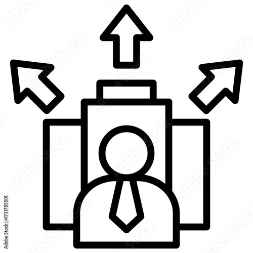 Outsourcing Icon
