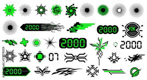 Hand-drawn doodle art with rock and roll, punk, and edgy elements, ideal for alternative designs, white background