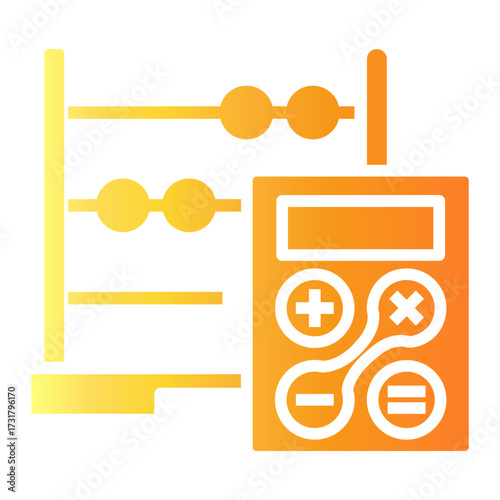 back to school Gradient icon