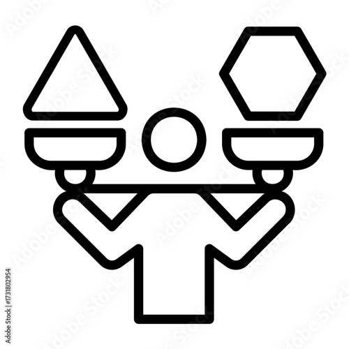comparison Line Icon