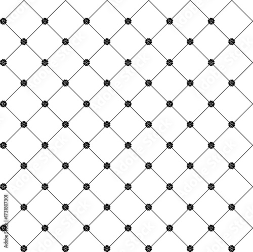 Abstract flower pattern background, Geometric seamless pattern, Geometric grid pattern
