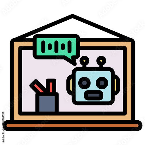 Robot Tutors Icon
