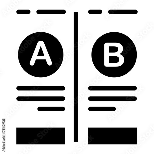 comparison Solid icon