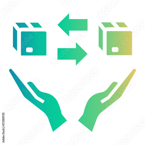 comparison Gradient icon