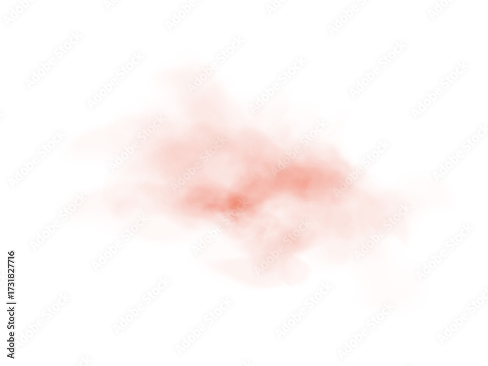 Fototapeta premium Light Red Smoke PNG Transparent Cloud Effect with Soft Mist and Vapor Texture