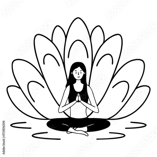 yoga lotus pose