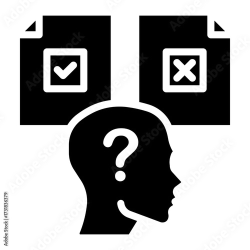 difference Solid icon