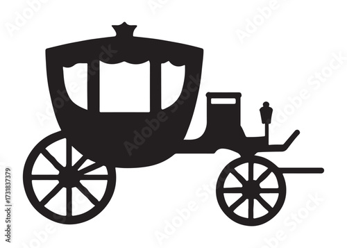 carriage logo silhouette vrctor, carriage of transport silhouette vrctor illustration, horse and carriage silhouette vector, horse with carriage logo silhouettes vector on a white background