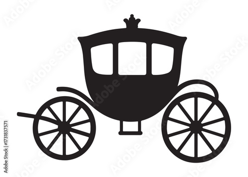 carriage logo silhouette vrctor, carriage of transport silhouette vrctor illustration, horse and carriage silhouette vector, horse with carriage logo silhouettes vector on a white background