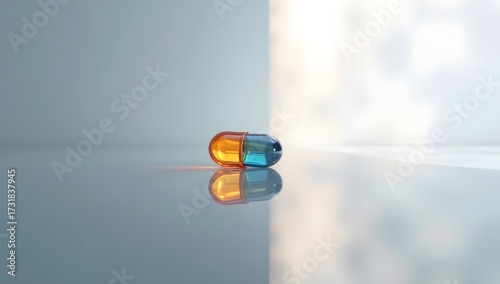 Macro shot of metallic capsules aligned on real magnetic field lines made with iron filings. Conceptual fusion of science, magnetism, and medicine. Dark high-contrast artistic background.
