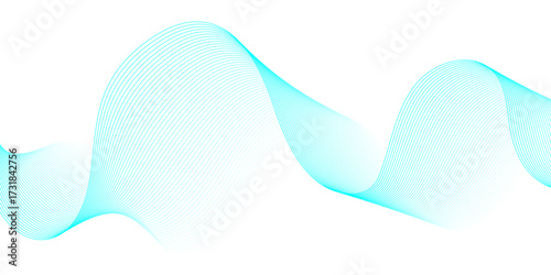 Modern glowing wavy lines with technology connection concept. Abstract technology lines mesh background. Abstract digital motion lines. Vector wave curve gradient pattern blend