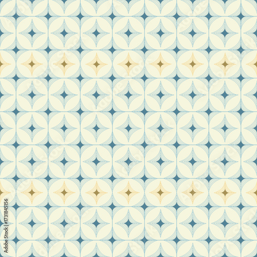 Seamless abstract floral vector pattern for wallpaper and decoration. Suitable for fabric, paper, background.