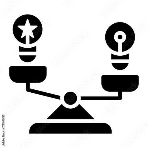 difference Solid icon