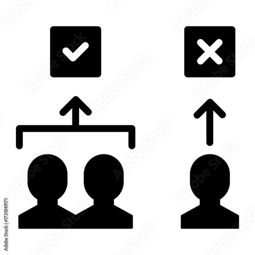 difference Solid icon